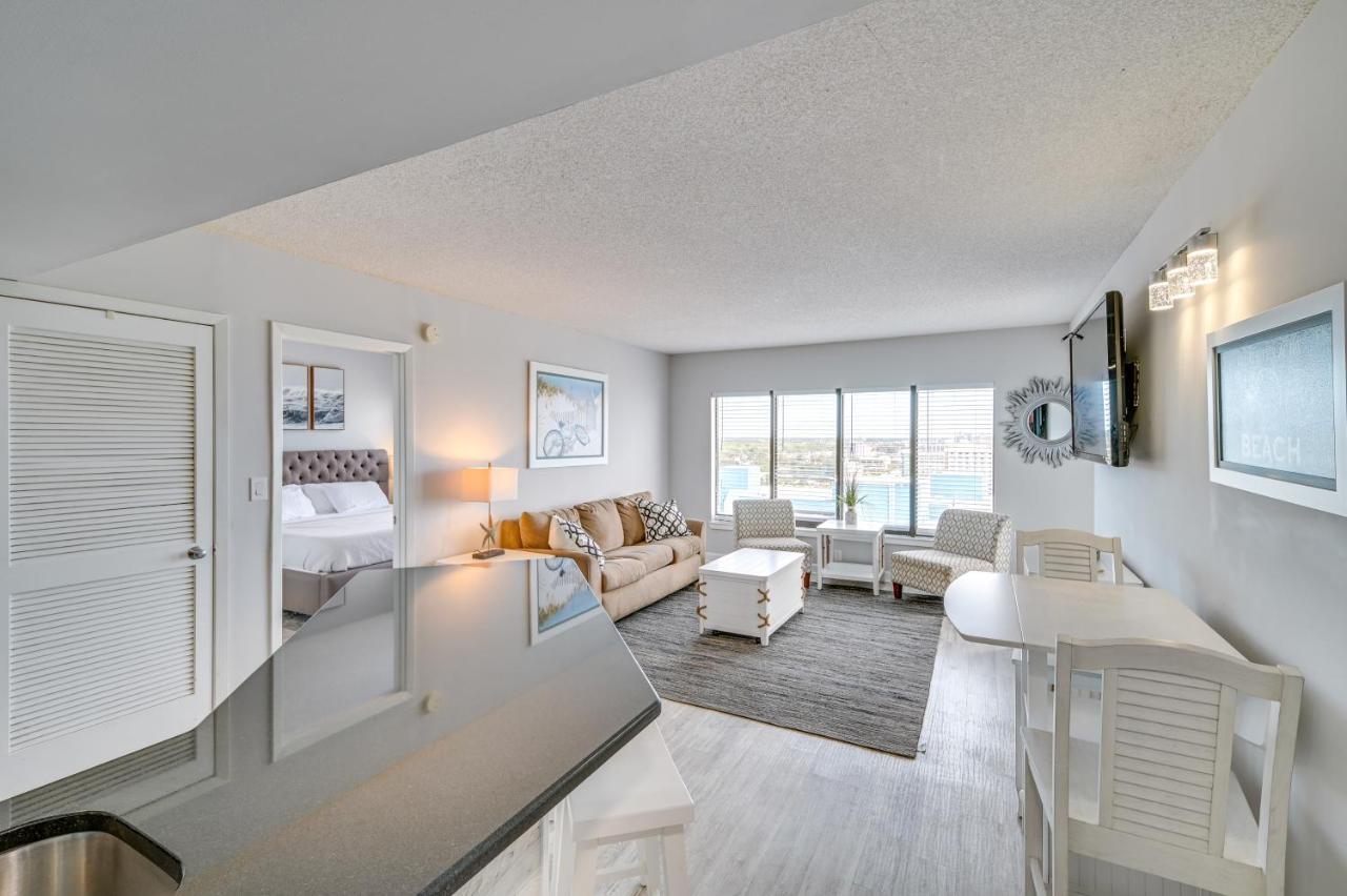 Oceanfront Myrtle Beach Condo With Balcony And Views! 외부 사진