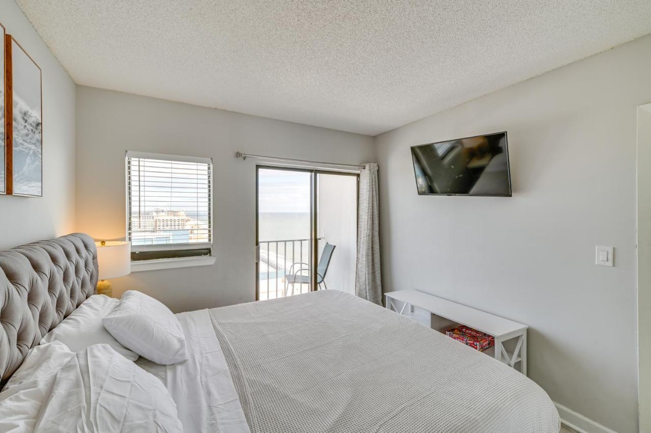 Oceanfront Myrtle Beach Condo With Balcony And Views! 외부 사진