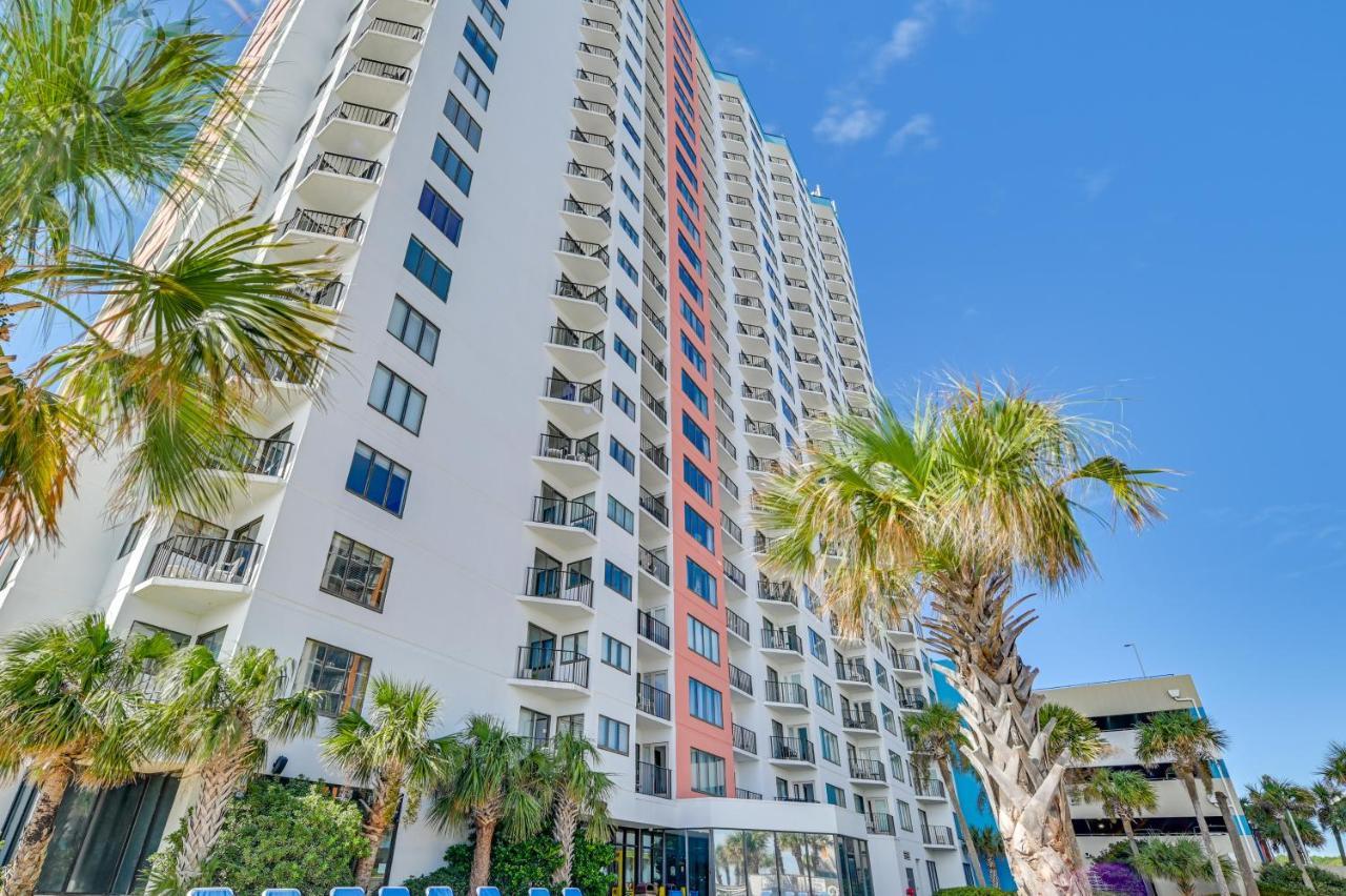 Oceanfront Myrtle Beach Condo With Balcony And Views! 외부 사진