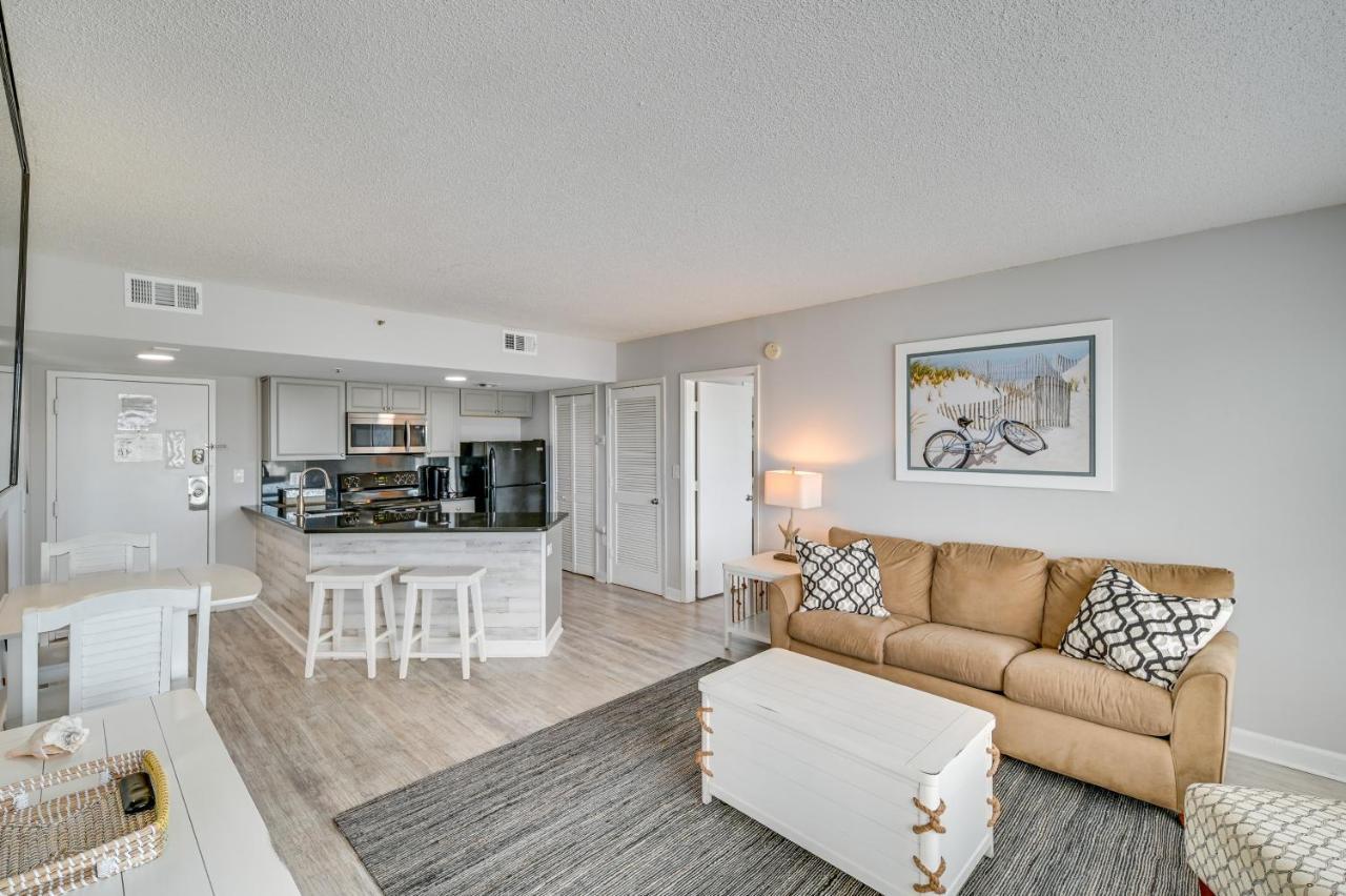 Oceanfront Myrtle Beach Condo With Balcony And Views! 외부 사진