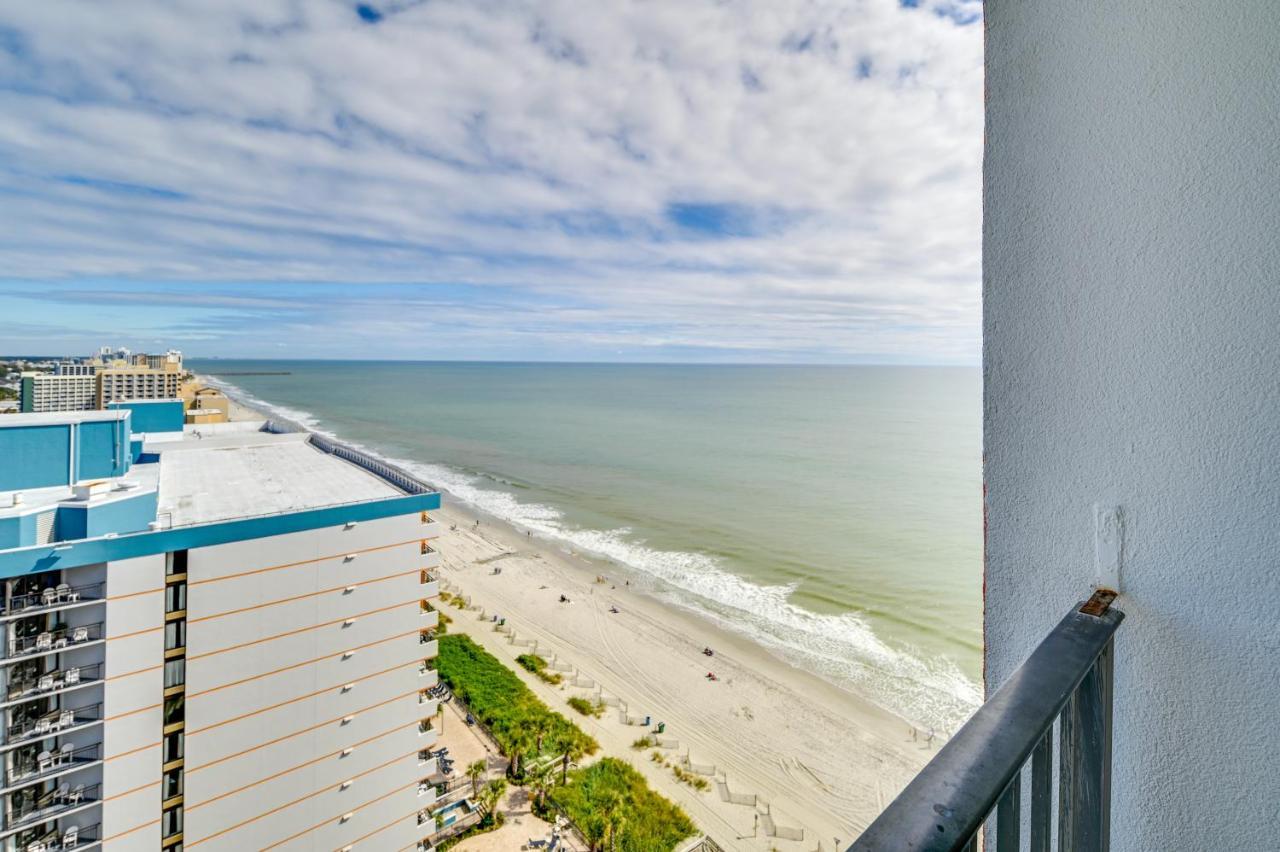 Oceanfront Myrtle Beach Condo With Balcony And Views! 외부 사진