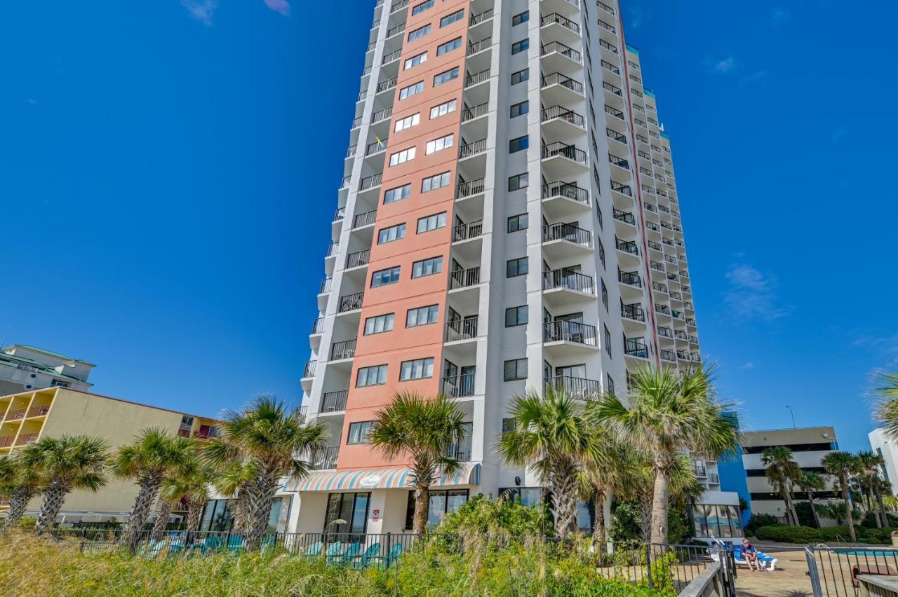 Oceanfront Myrtle Beach Condo With Balcony And Views! 외부 사진
