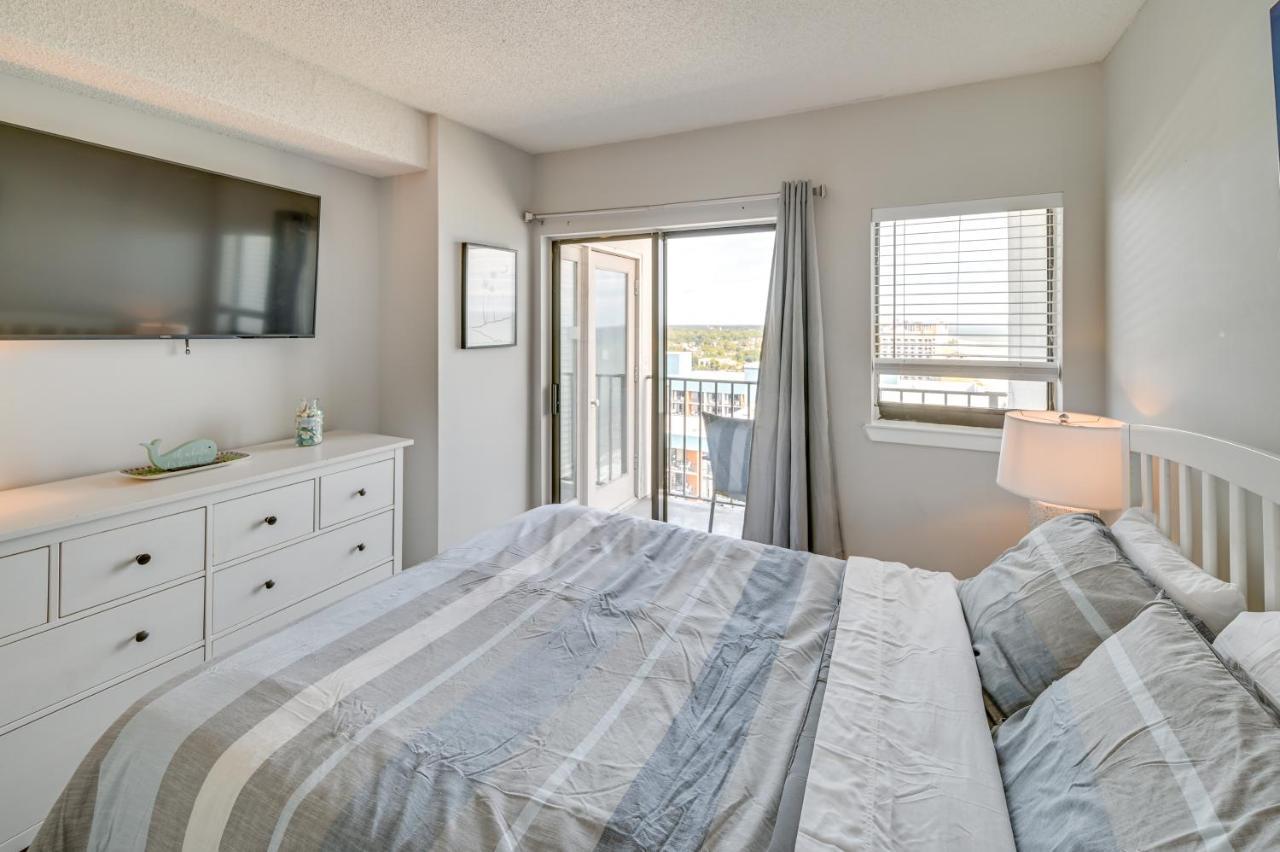 Oceanfront Myrtle Beach Condo With Balcony And Views! 외부 사진