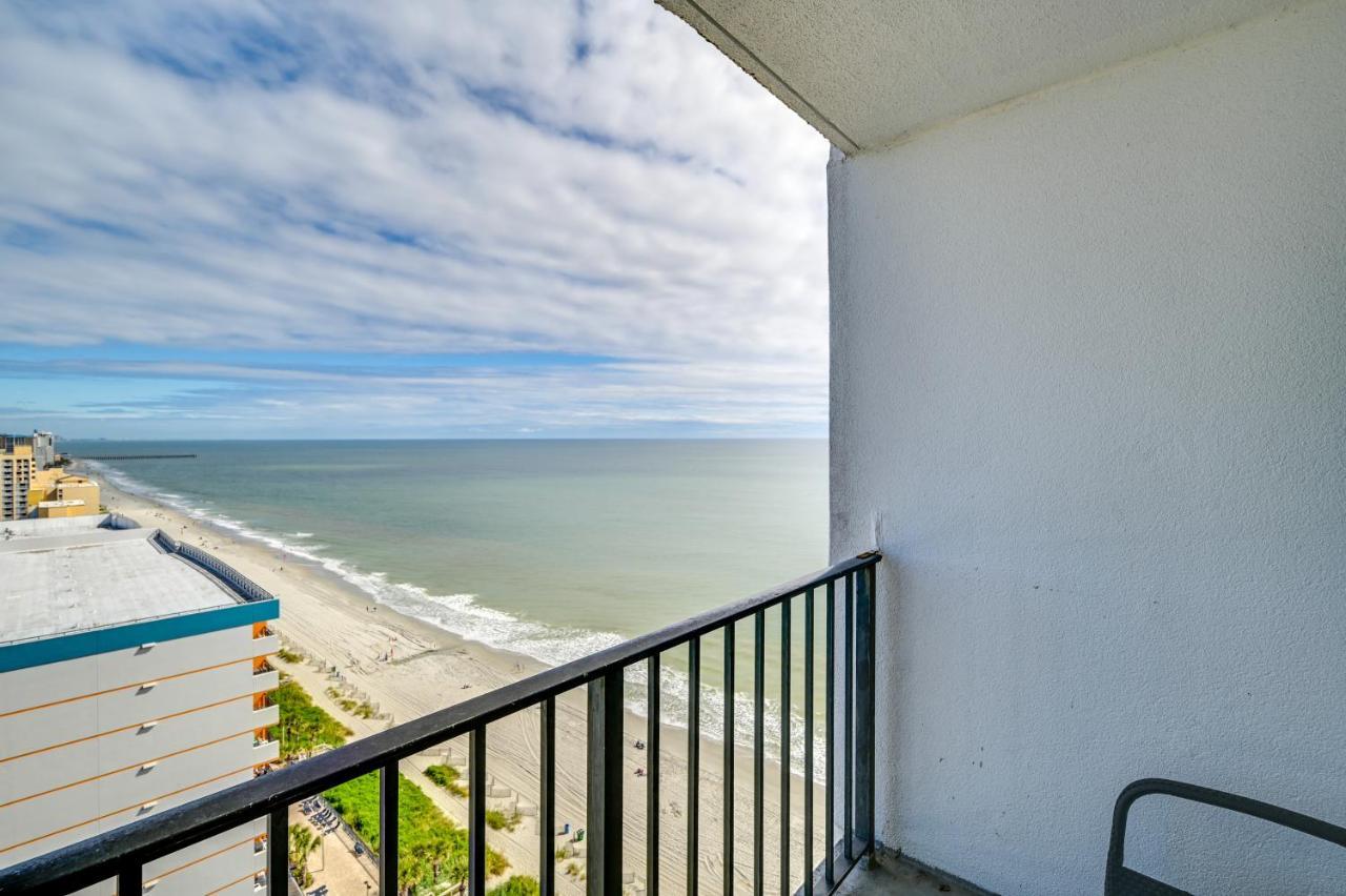 Oceanfront Myrtle Beach Condo With Balcony And Views! 외부 사진