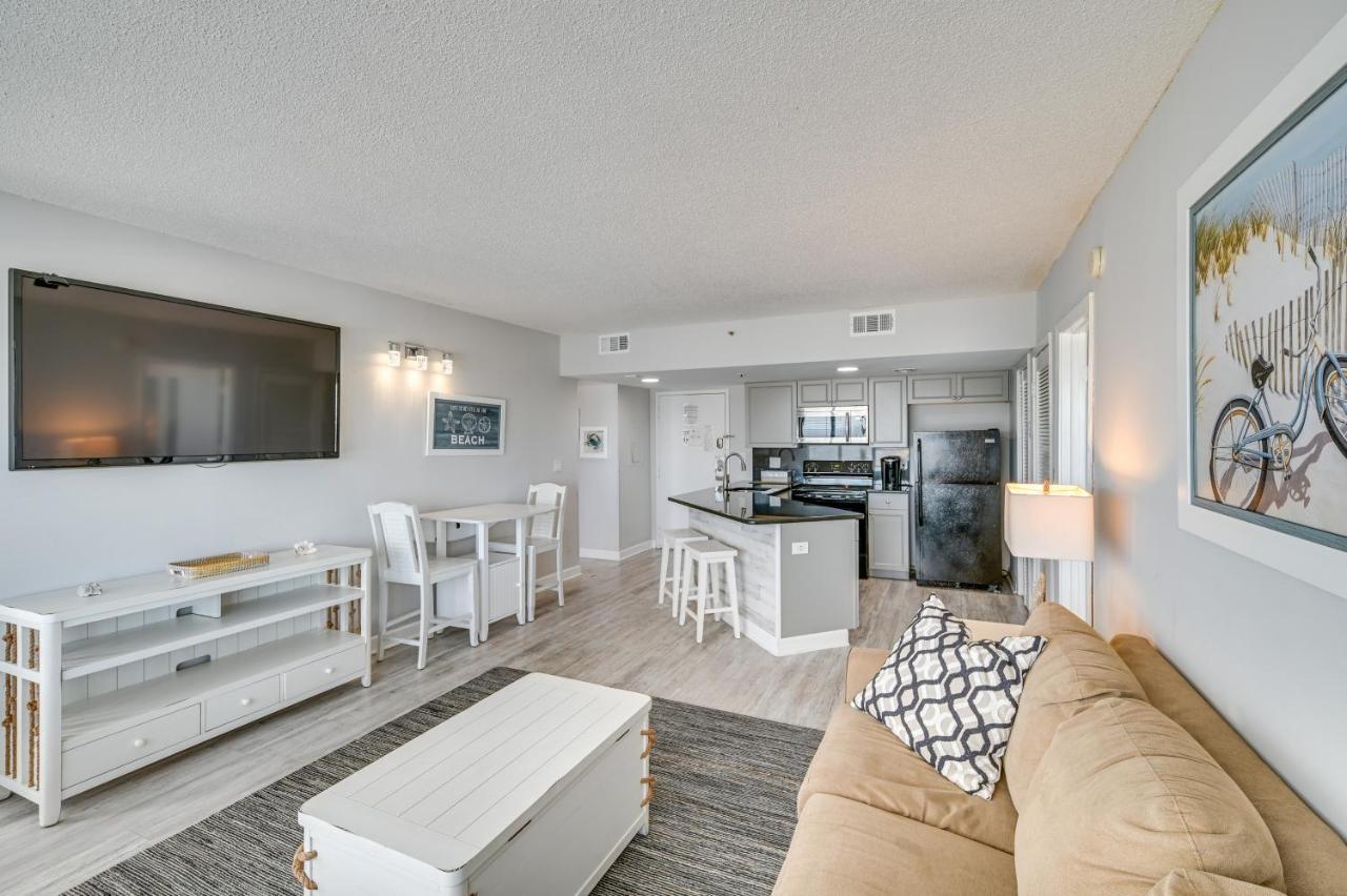 Oceanfront Myrtle Beach Condo With Balcony And Views! 외부 사진