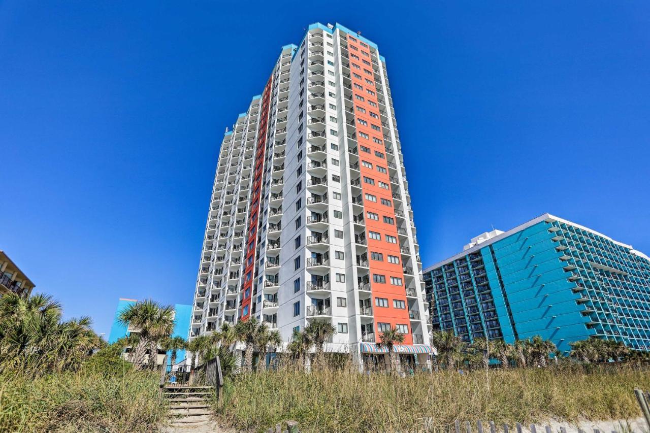 Oceanfront Myrtle Beach Condo With Balcony And Views! 외부 사진